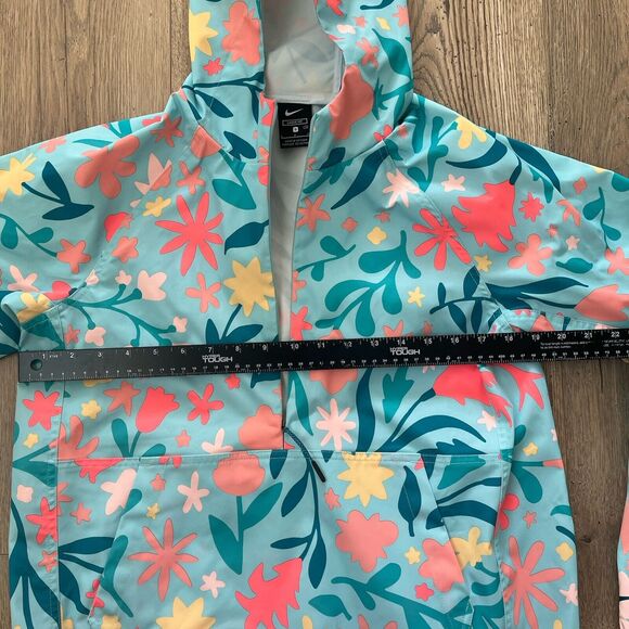 Nike Repel Floral Print Golf Anorak Jacket Size Small Women Rain jacket - Picture 9 of 10